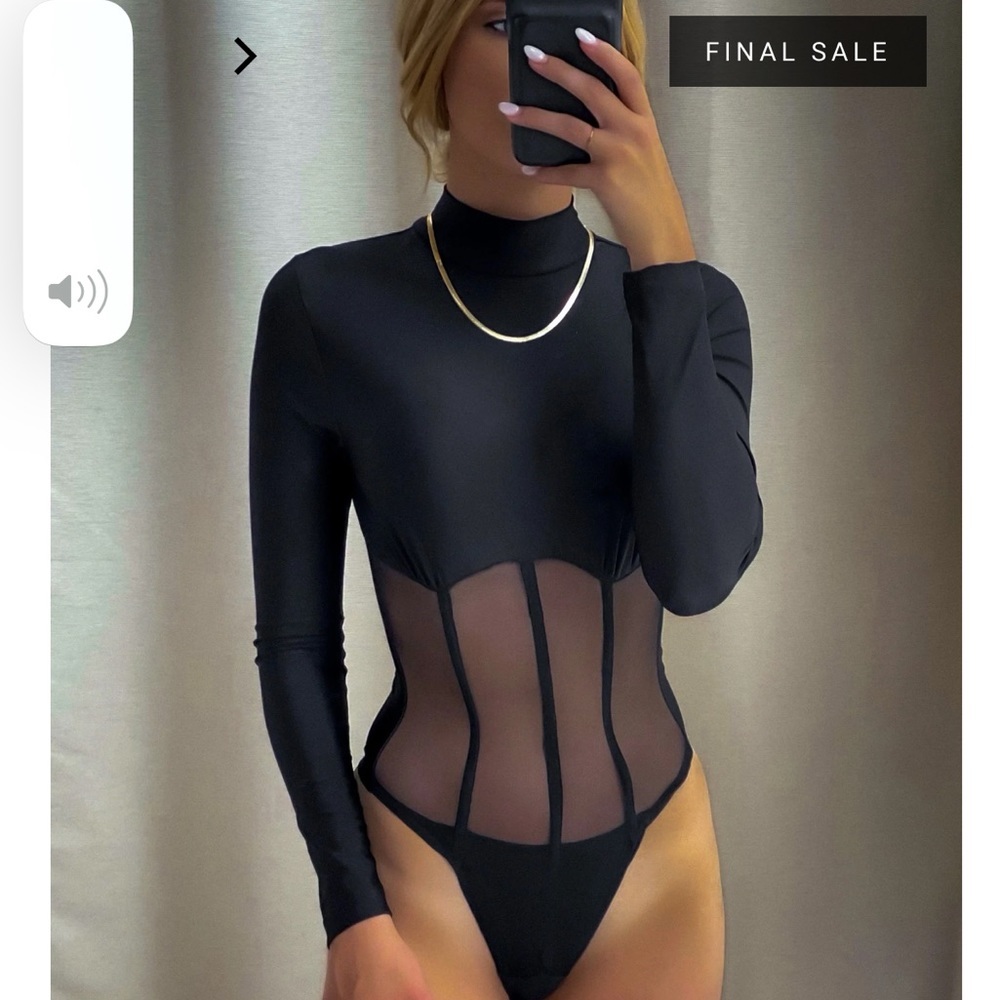 Black SLOANE BODYSUIT